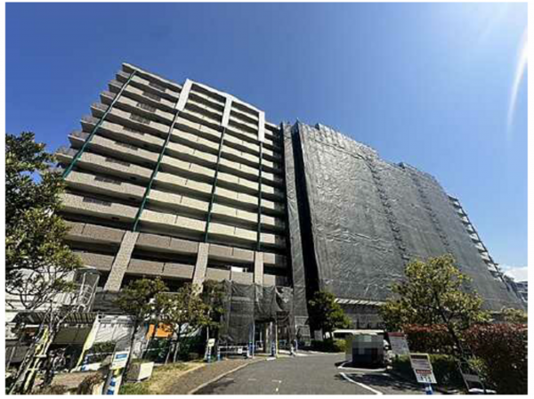 広島市南区宇品西、マンションの外観画像です