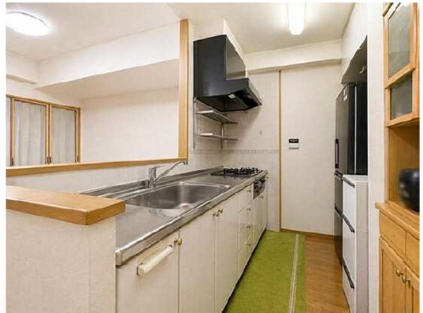 広島市西区草津東、マンションのキッチン画像です