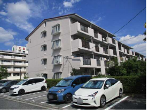 広島市西区鈴が峰町、マンションの外観画像です