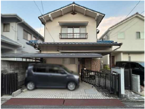 広島市西区己斐上、中古一戸建ての外観画像です