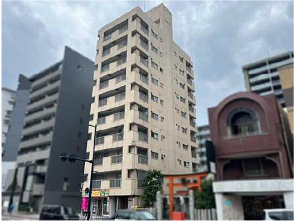 広島市中区大手町、マンションの外観画像です