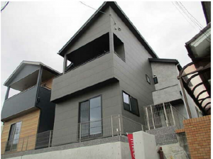 広島市西区井口鈴が台、新築一戸建ての外観画像です