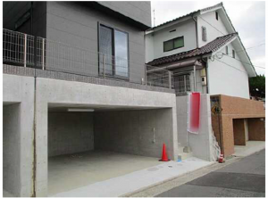 広島市西区井口鈴が台、新築一戸建ての外観画像です