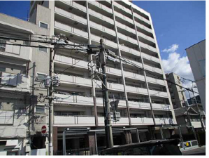 広島市西区観音本町、マンションの外観画像です