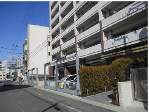 広島市西区観音本町、マンションの外観画像です