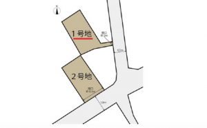 広島市西区古江西町、土地の間取り画像です