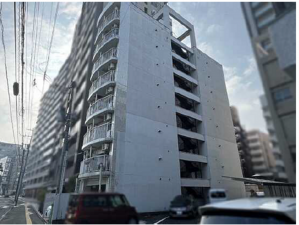 広島市中区加古町、マンションの外観画像です