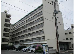 広島市西区東観音町、マンションの外観画像です