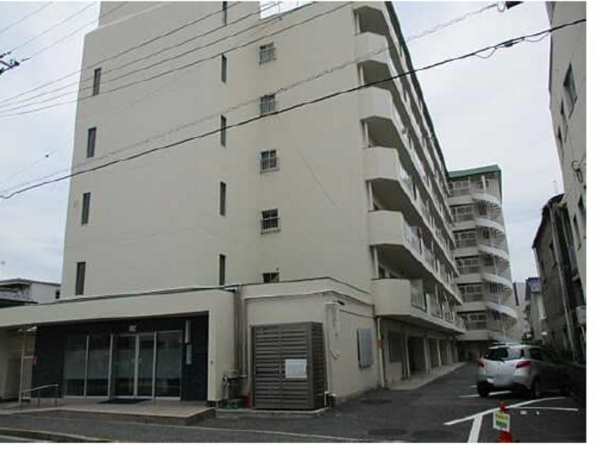 広島市西区東観音町、マンションの外観画像です