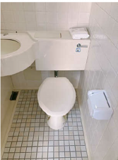広島市中区土橋町、マンションのトイレ画像です