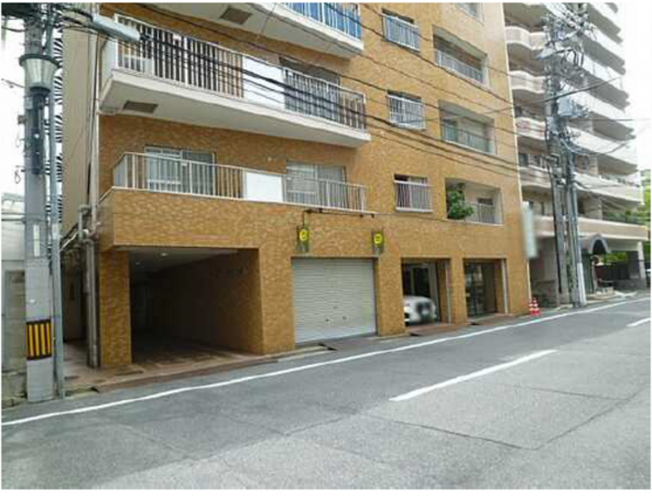 広島市中区土橋町、マンションの外観画像です