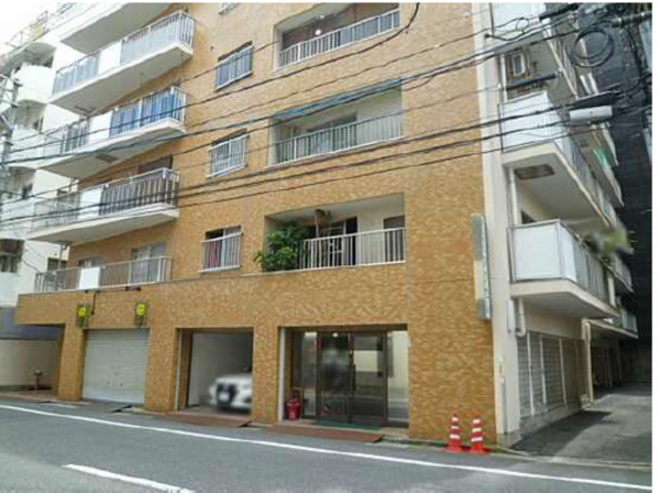 広島市中区土橋町、マンションの外観画像です