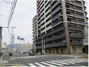 広島市西区南観音、マンションの外観画像です