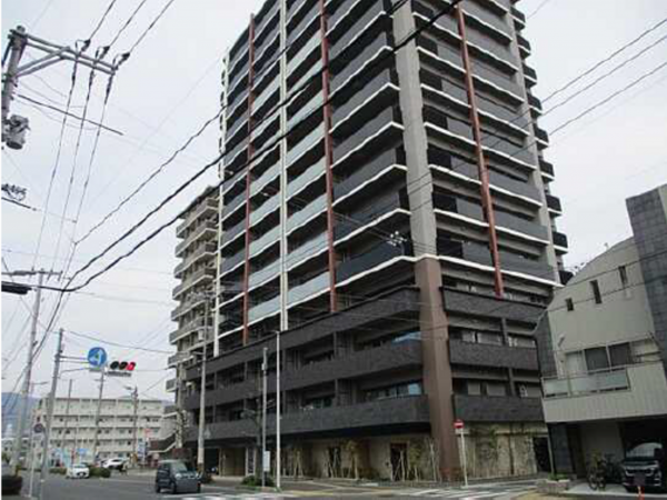 広島市西区南観音、マンションの外観画像です