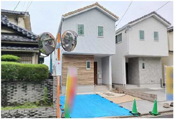 広島市西区井口、新築一戸建ての外観画像です