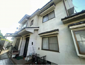 広島市南区東霞町、中古一戸建ての外観画像です