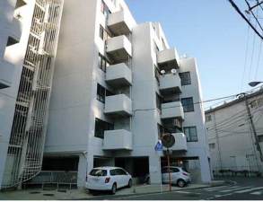 広島市南区元宇品町、マンションの外観画像です