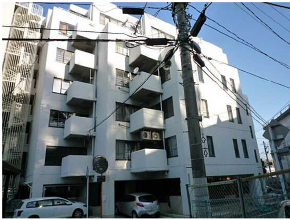 広島市南区元宇品町、マンションの外観画像です