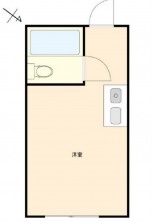 広島市中区十日市町、収益物件/マンションの間取り画像です