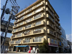広島市南区大州、マンションの外観画像です