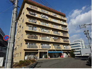広島市南区大州、マンションの外観画像です