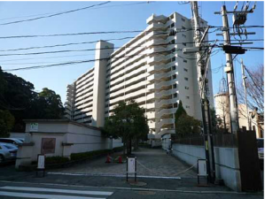 広島市南区元宇品町、マンションの外観画像です