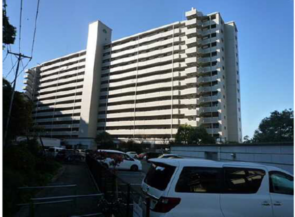 広島市南区元宇品町、マンションの外観画像です