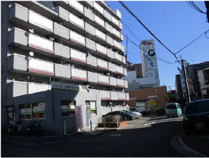 広島市西区横川新町、収益物件/店舗事務所の外観画像です