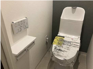 広島市中区中町、マンションのトイレ画像です