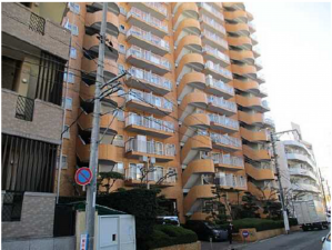 広島市西区横川町、マンションの外観画像です