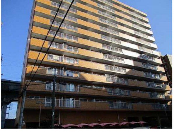 広島市西区横川町、マンションの外観画像です
