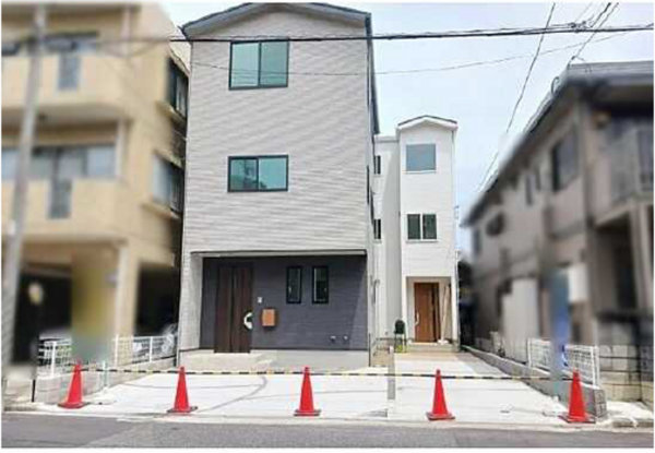 広島市南区宇品御幸、新築一戸建ての外観画像です