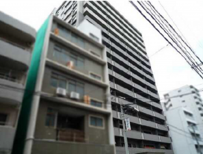 広島市中区猫屋町、マンションの外観画像です