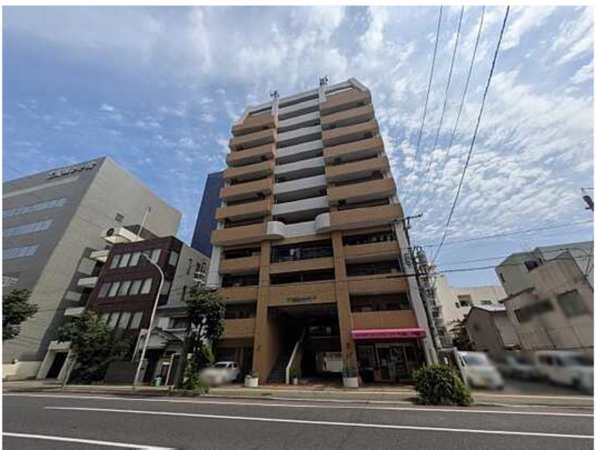 広島市中区宝町、マンションの外観画像です