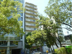 広島市中区河原町、マンションの外観画像です