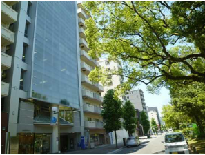 広島市中区河原町、マンションの外観画像です
