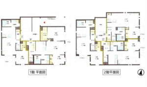 広島市東区牛田旭、収益物件/アパートの間取り画像です