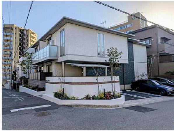 広島市東区牛田旭、収益物件/アパートの外観画像です