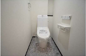 広島市西区田方、マンションのトイレ画像です