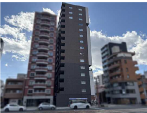 広島市中区本川町、マンションの外観画像です