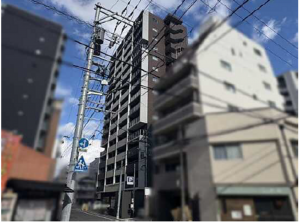 広島市中区本川町、マンションの外観画像です