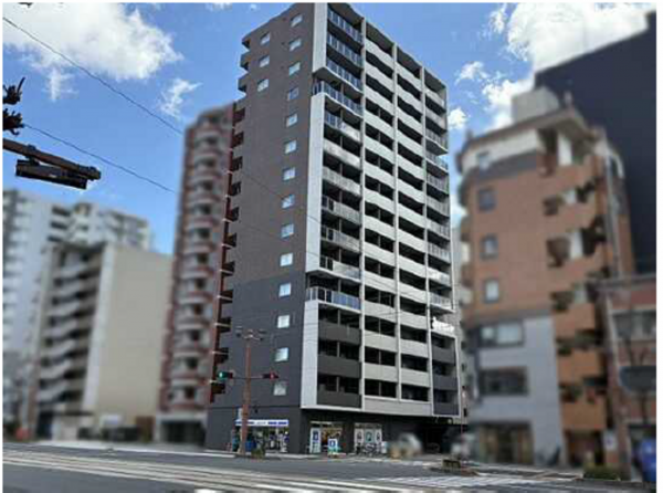 広島市中区本川町、マンションの外観画像です