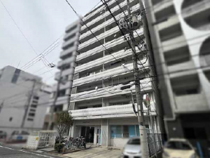 広島市中区鶴見町、マンションの外観画像です