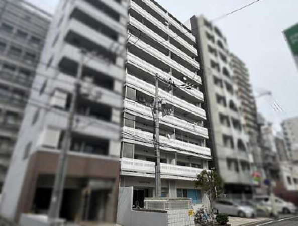 広島市中区鶴見町、マンションの外観画像です