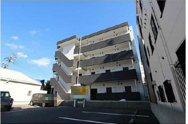 広島市東区矢賀新町、収益物件/マンションの外観画像です
