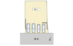 広島市西区己斐上、土地の間取り画像です