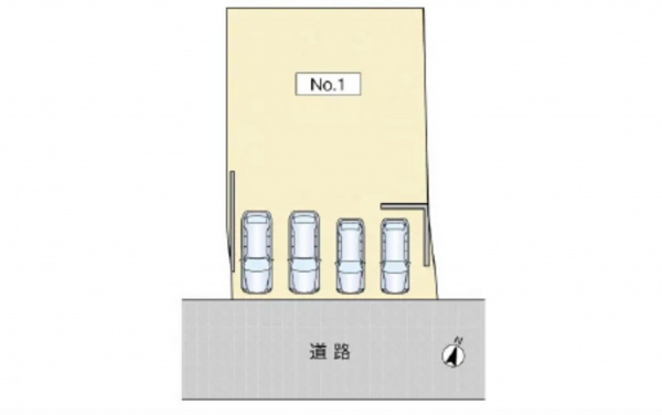 広島市西区己斐上、土地の間取り画像です