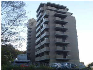 広島市西区田方、マンションの外観画像です