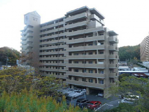 広島市西区田方、マンションの外観画像です
