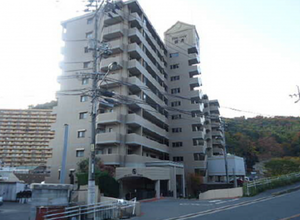 広島市西区田方、マンションの外観画像です